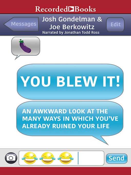 Title details for You Blew It! by Josh Gondelman - Available